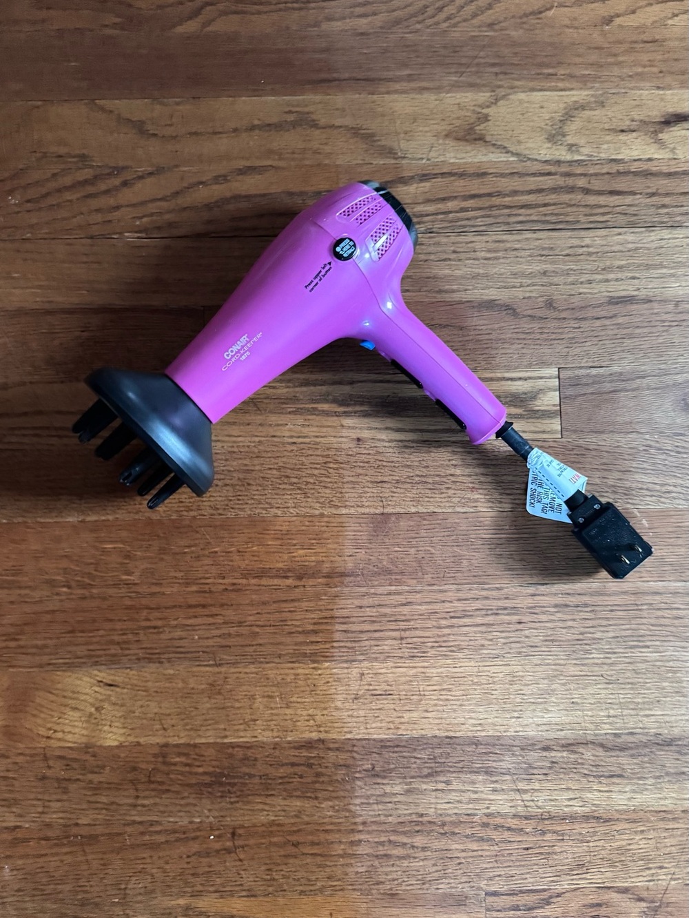 Conair Pink Professional Hair Dryer with Diffuser